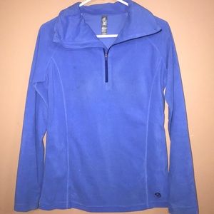 Women’s purple/blue half zip pullover